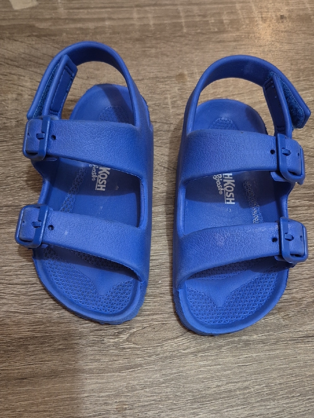 OshKosh B'gosh Royal Blue Double-Strap Kids Sandals